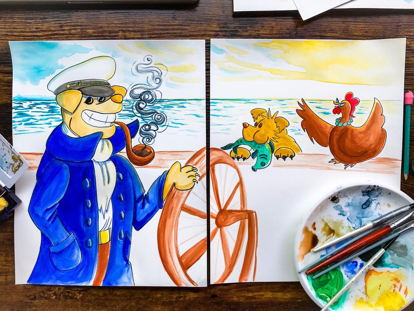 A Children's Picture Book 'Dog Coats'