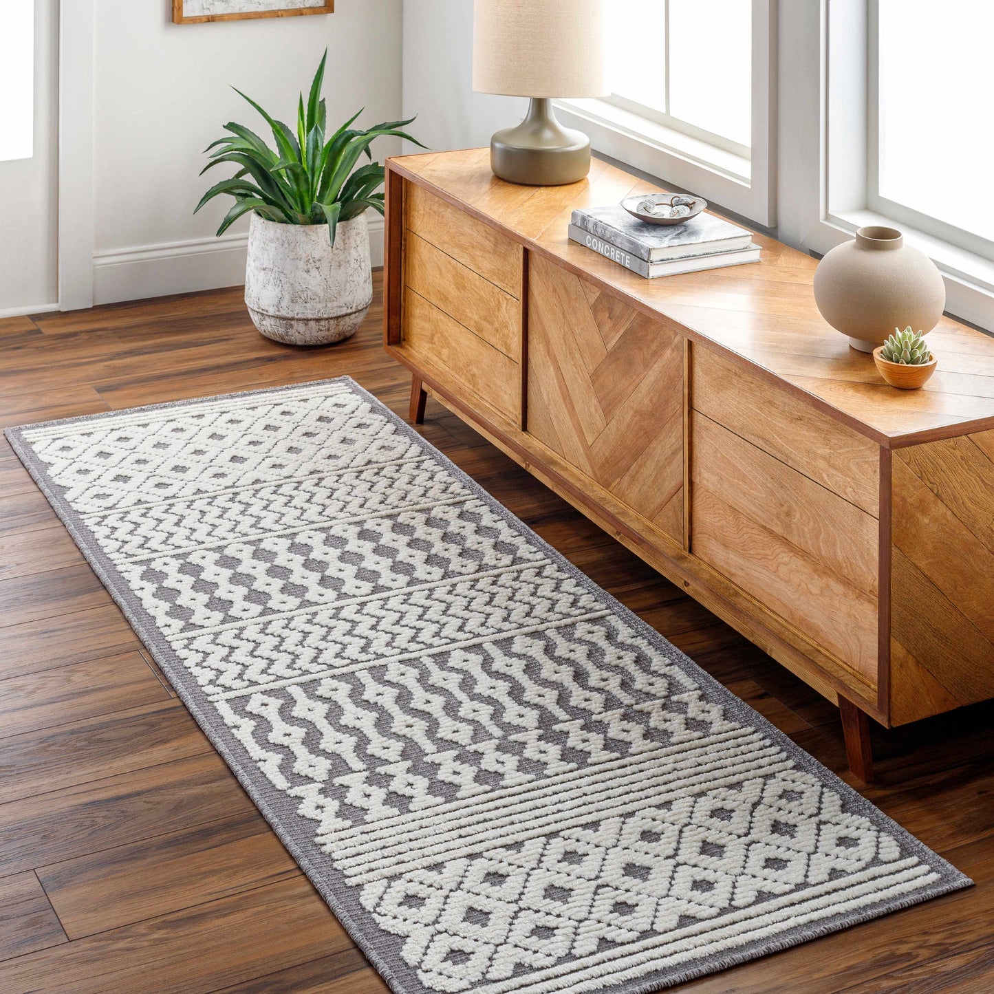 Drago Gray Area Rug