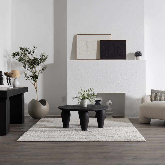 Andia Plush Grid Rug